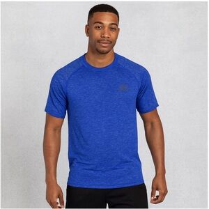 ADIDAS ULTIMATE TEE Climalite Blue Short Sleeve Performance Men’s Size M Sporty